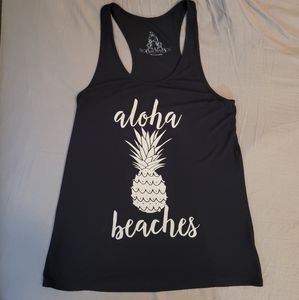Bear Dance Aloha Beaches Tank Top